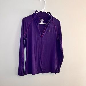 PARADOX Performance Heavyweight 1/4 Zip Base Layer Top Size Large